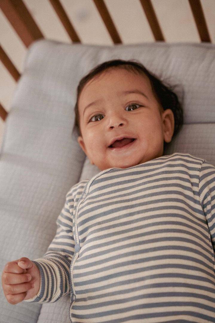 Spieler Stone Blue Stripe | Little Dutch