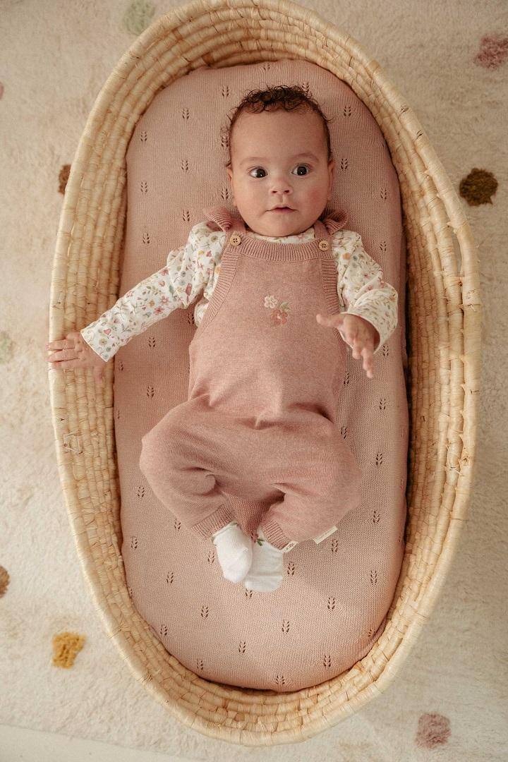 Knitted Romper Fairy Pink | Little Dutch