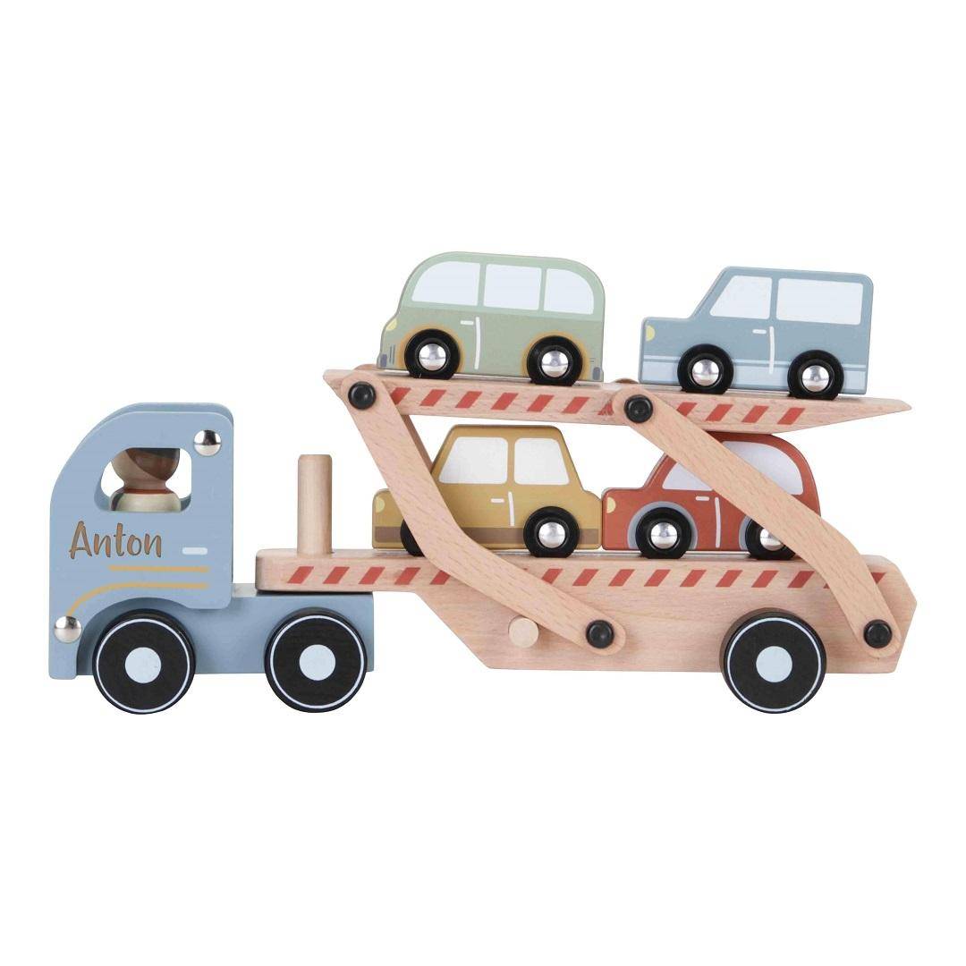 Wooden Car Transporter Essentials | Little Dutch