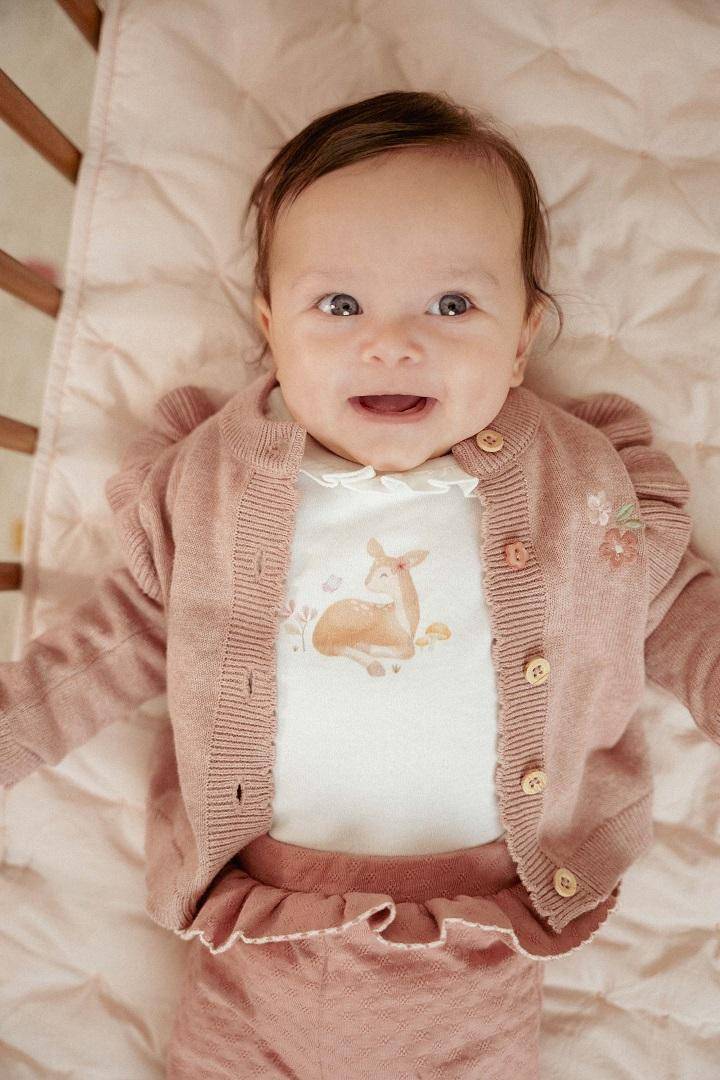 Fairy Pink Cardigan | Little Dutch