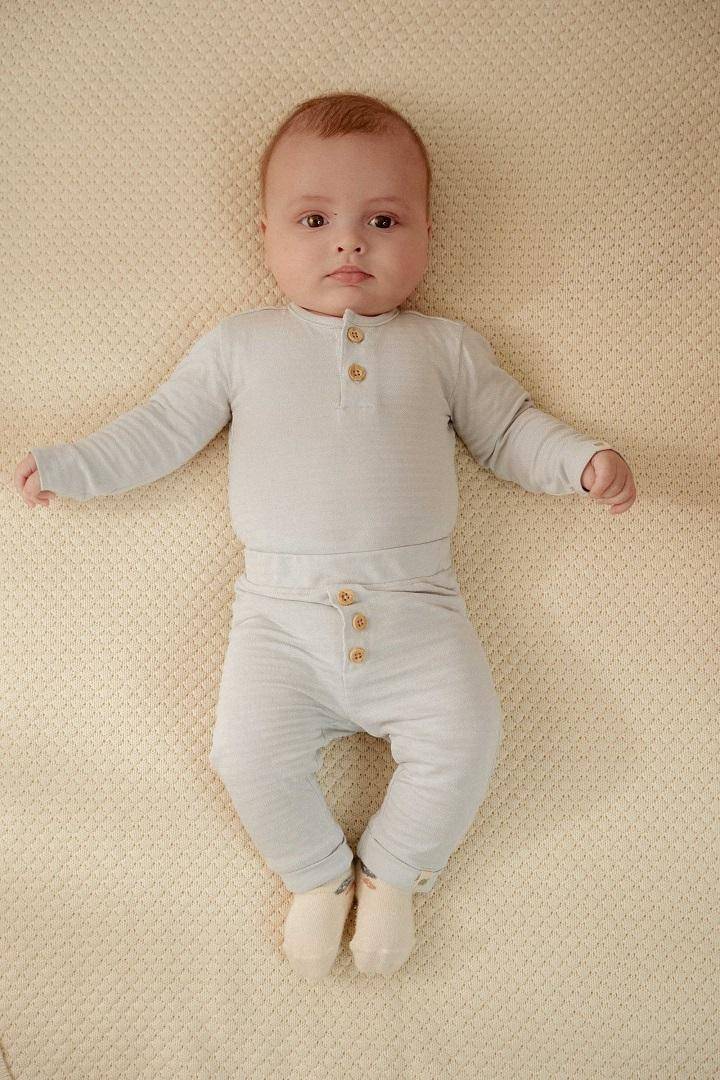 Body langärmlig Baby Blue | Little Dutch