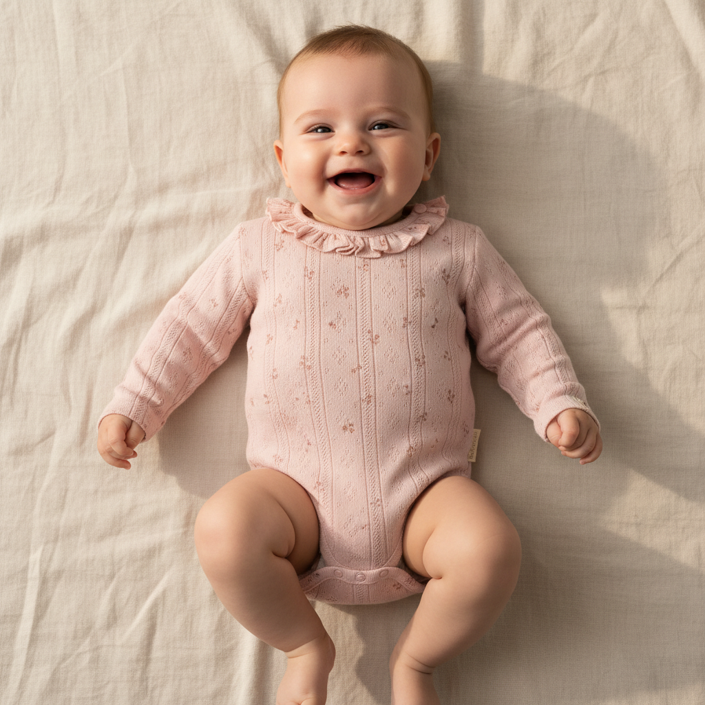 Body long sleeve Fairy Flowers | Little Dutch