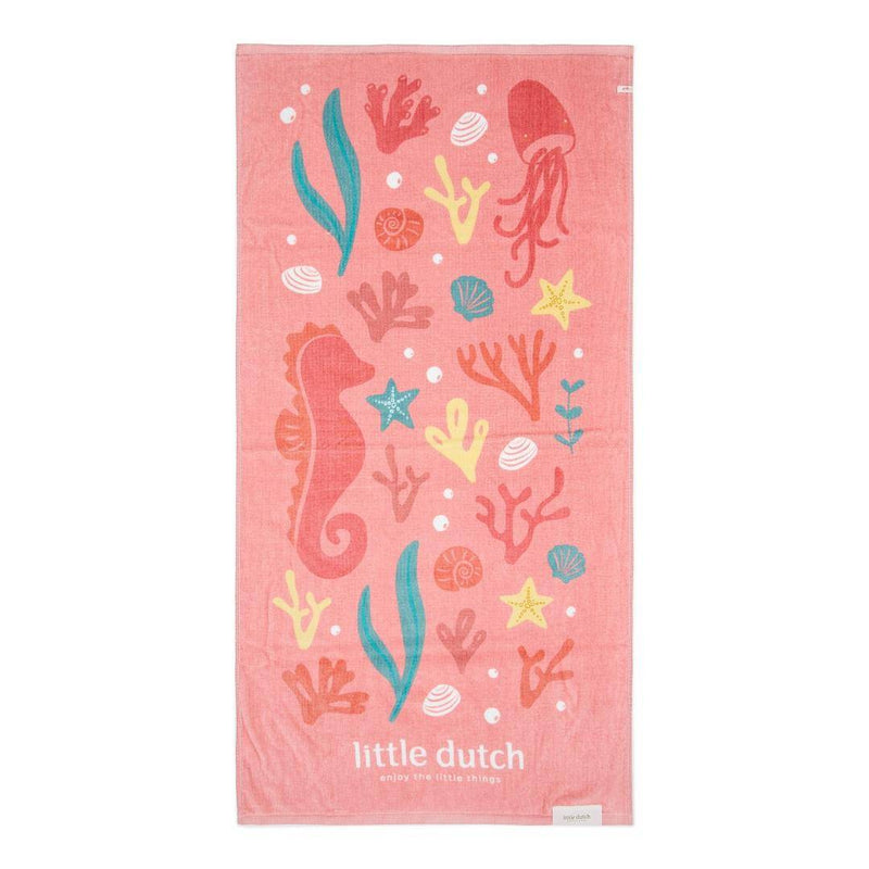 Serviette de bain Ocean Treasures Multicolore | Little Dutch