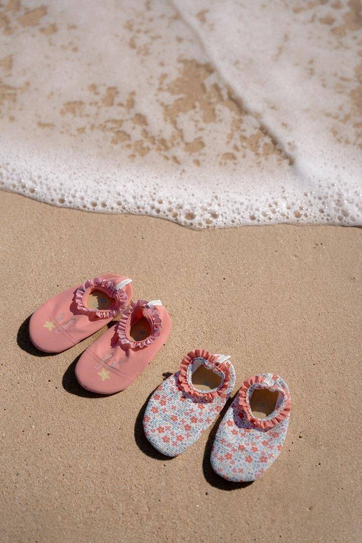 Schwimmschuhe Sunny Flowers Rouge | Little Dutch