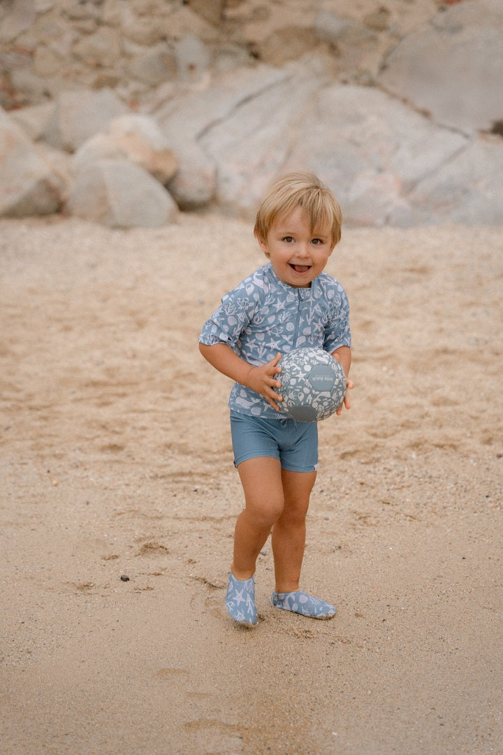 Schwimmschuhe Sea Life Ocean Blue | Little Dutch