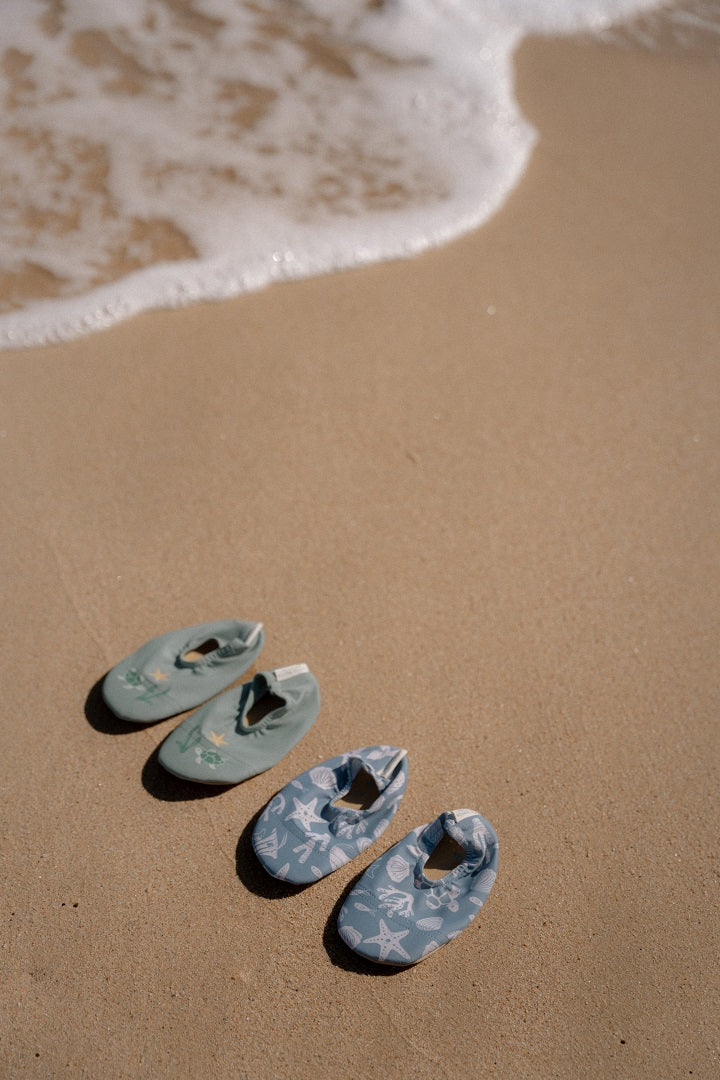 Schwimmschuhe Sea Life Ocean Blue | Little Dutch