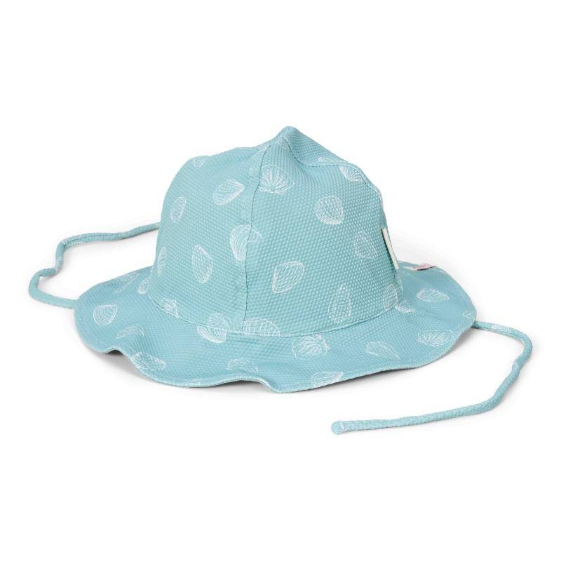 Reversible hat Ocean Treasures Surf Blue | Little Dutch