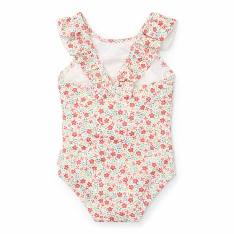 Badeanzug Sunny Flowers Multi-colour | Little Dutch