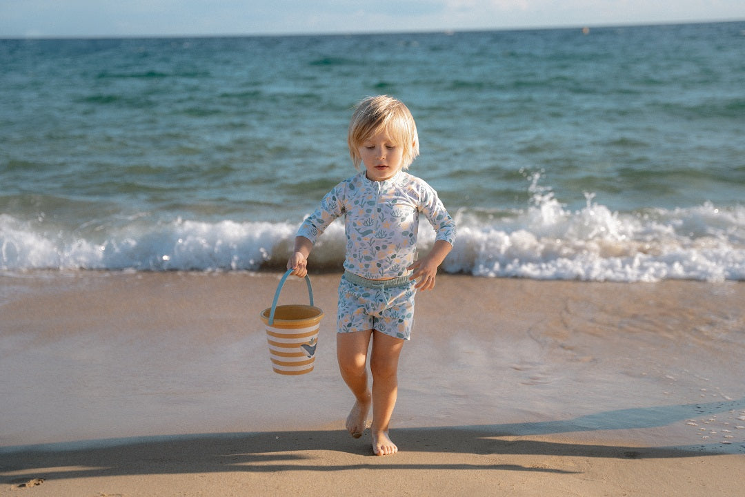 Langärmeliges Schwimmshirt Seashells Multi-colour | Little Dutch