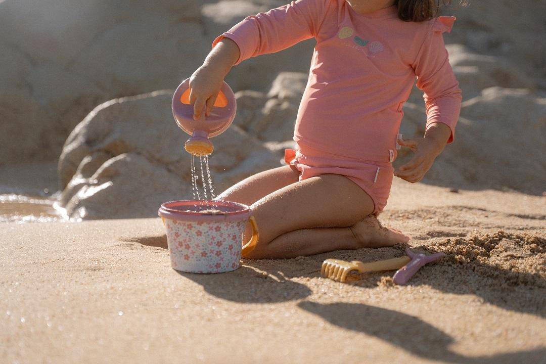 Langärmeliges Schwimmshirt Ocean Treasures Rouge | Little Dutch