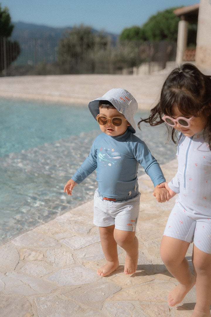 Langärmeliges Schwimmshirt Ocean Blue | Little Dutch