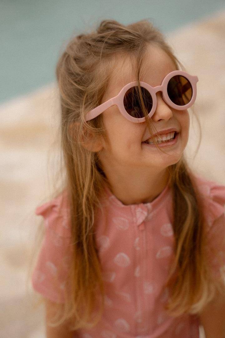 Kurzärmeliger Badeanzug Ocean Treasures Pink | Little Dutch