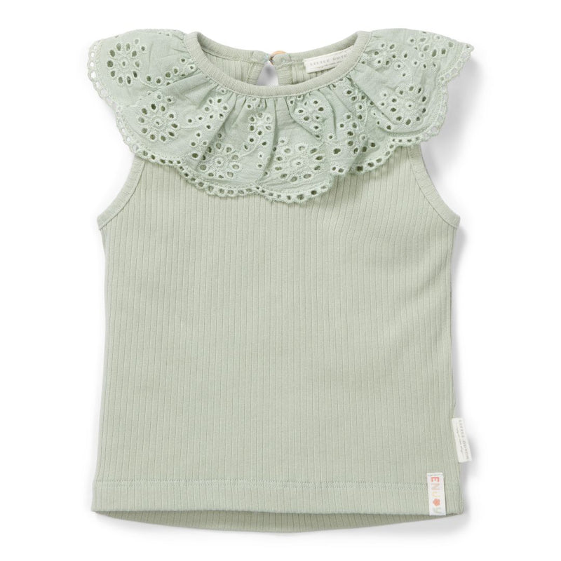 Top Rib Grass Green | Little Dutch