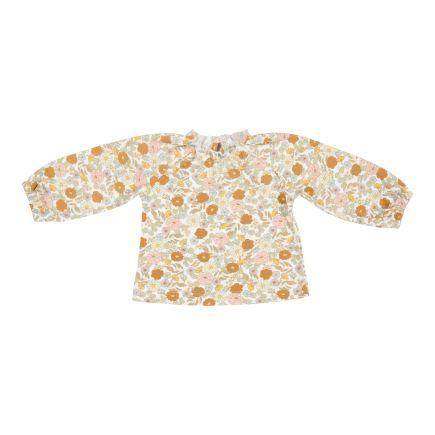 T-Shirt langärmlig Vintage Little Flowers - 50/56 | Little Dutch