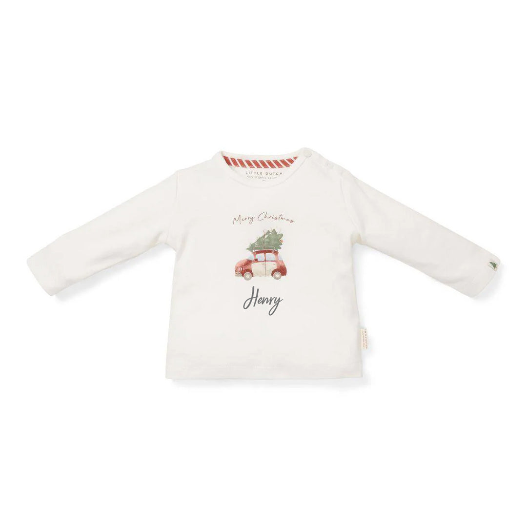 Long-sleeved Christmas shirt | Little Dutch