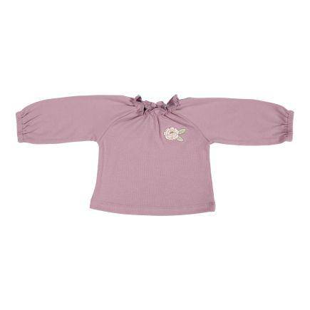 Langarmshirt Vintage Little Flowers Mauve - 50/56 | Little Dutch