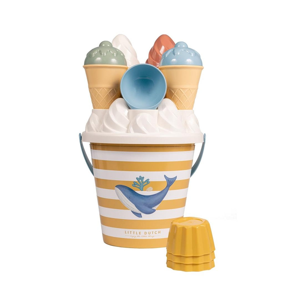 Eimer-Set Eiscreme  Ocean Dreams Blau | Little Dutch