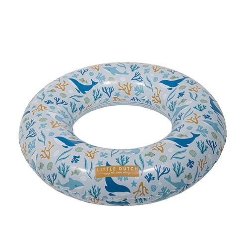 Swimming ring Ocean Dreams blue 50 cm | Little Dutch
