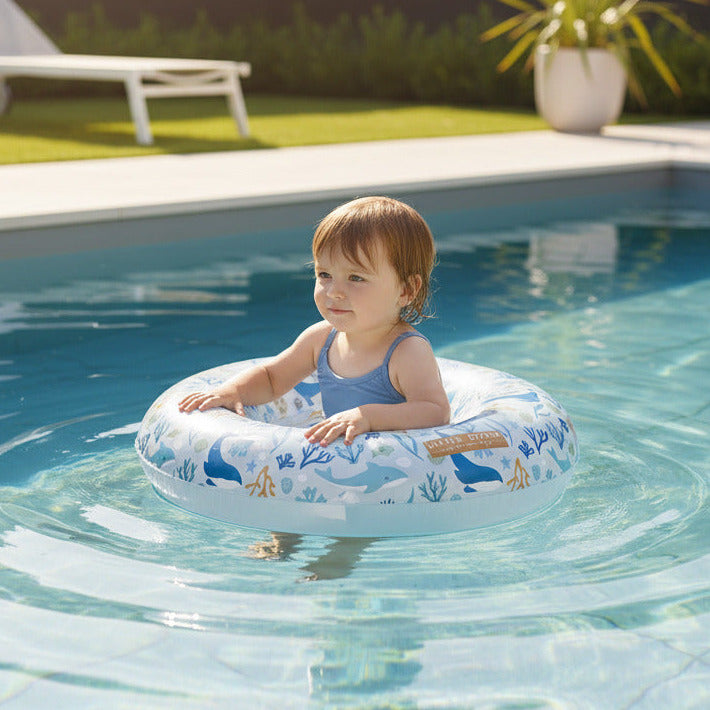 Schwimmring Ocean Dreams Blau 50 cm | Little Dutch