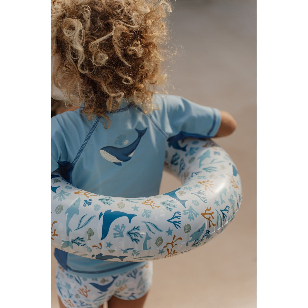 Swimming ring Ocean Dreams blue 50 cm | Little Dutch