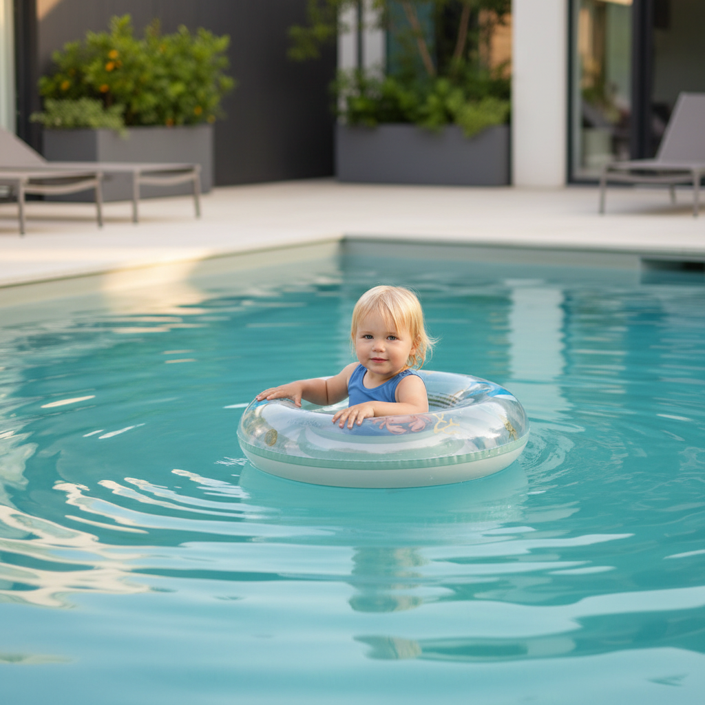 Swimming ring Fresh Greens 50 cm | Little Dutch