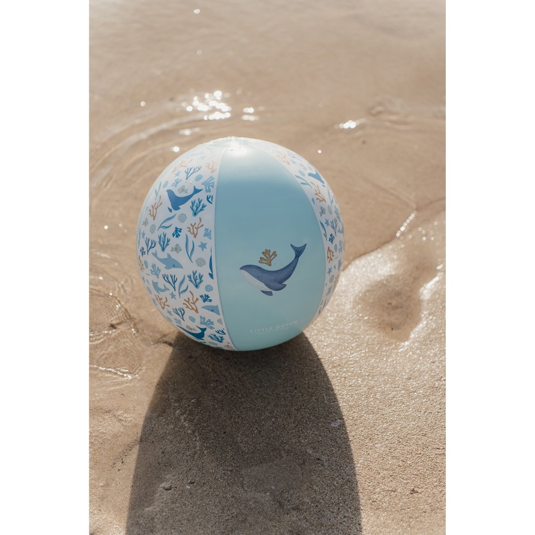Strandball Ocean Dreams Blau 35 cm | Little Dutch