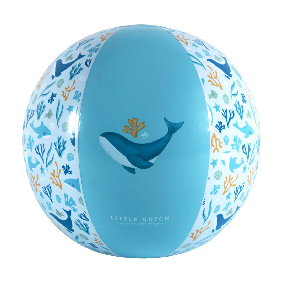 Strandball Ocean Dreams Blau 35 cm | Little Dutch