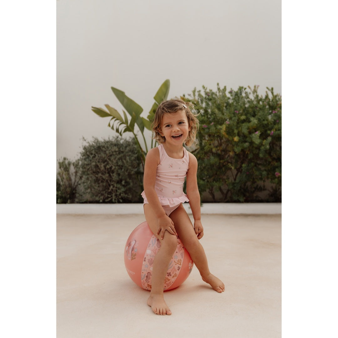 Strandball Ocean Dreams Pink 35 cm | Little Dutch