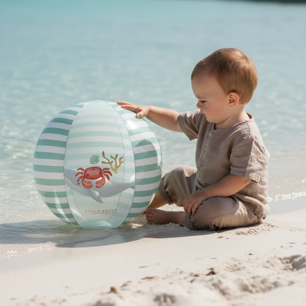 Strandball Fresh Greens 35 cm | Little Dutch