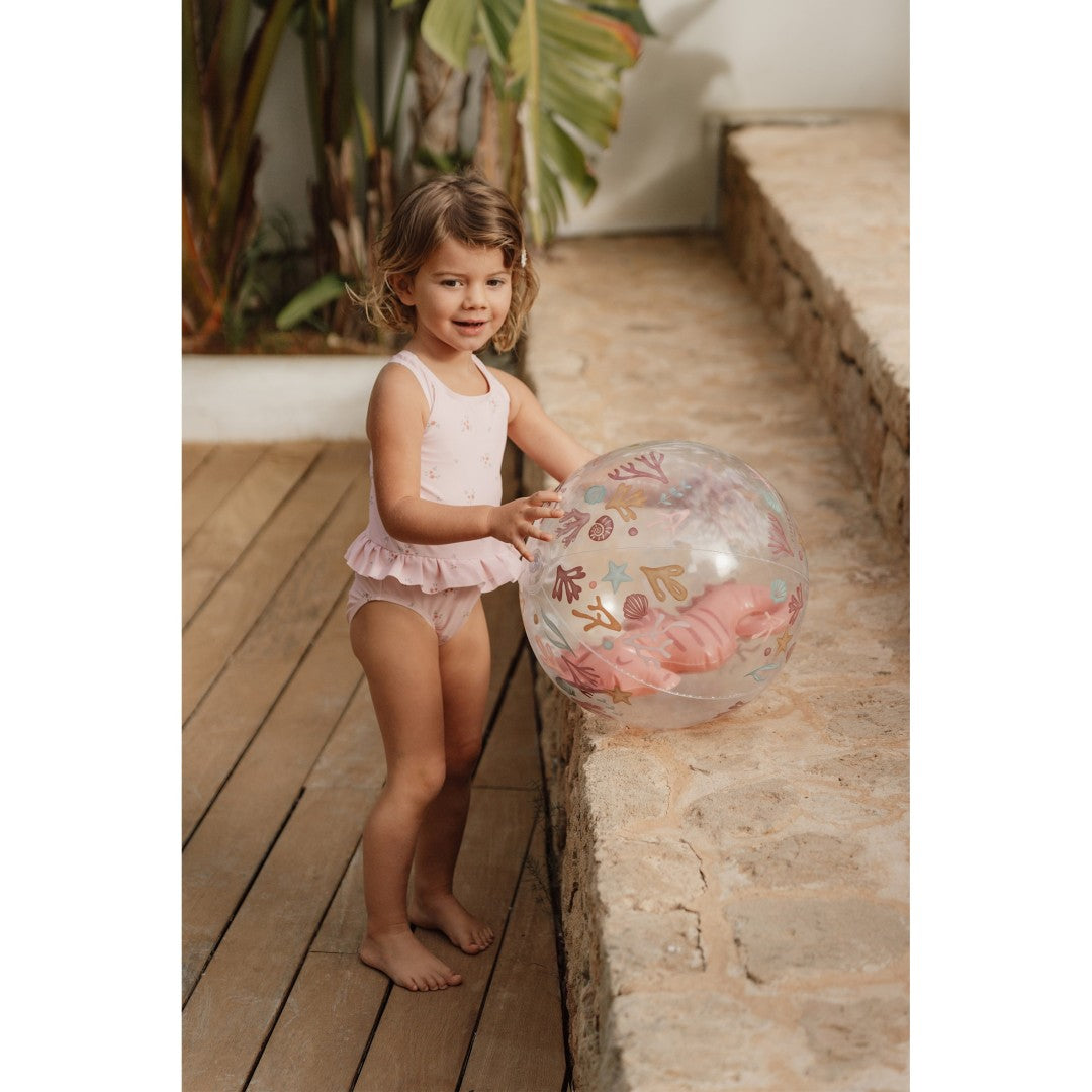 TOP DEAL - 3D beach ball Ocean Dreams Pink | Little Dutch