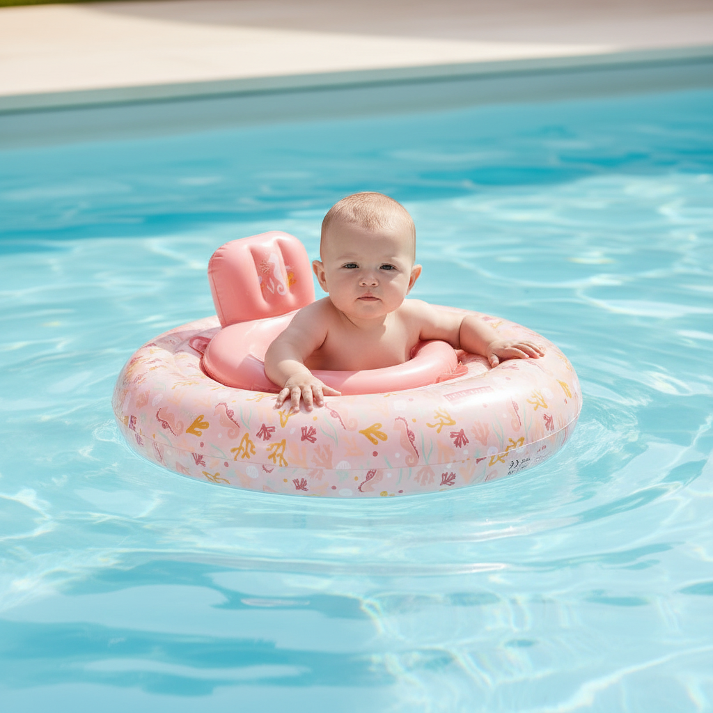Schwimmring Baby Ocean Dreams Pink | Little Dutch