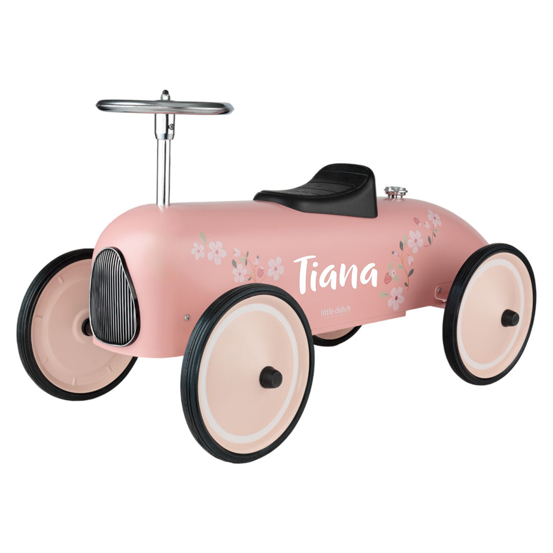 Retro Rutschauto Pink | Little Dutch