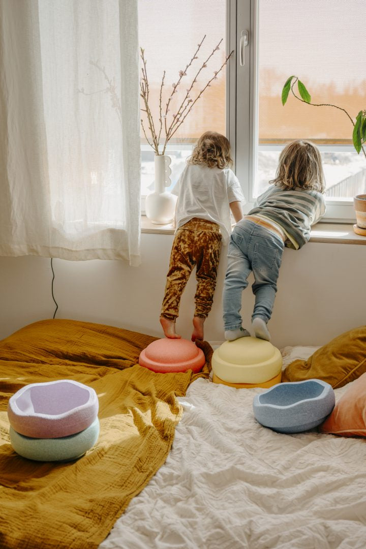 ANGEBOT-Set: Gratis Balance Board & Digital Play + Stapelstein All In Set pastel | Stapelstein