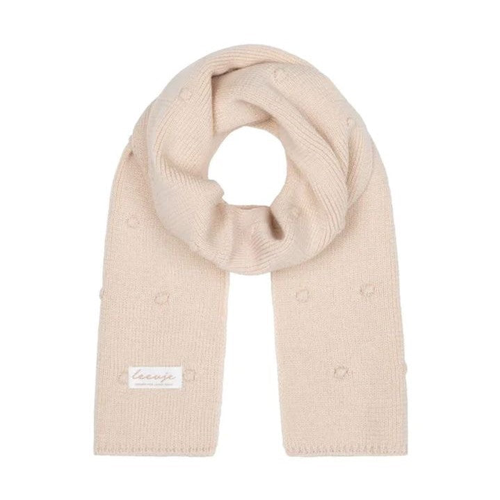 Écharpe en maille popcorn - Beige / M | leevje