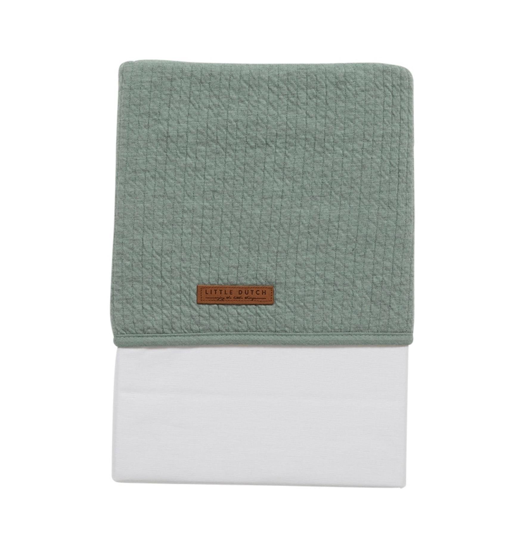 Wiegen-Laken Pure mint | Little Dutch