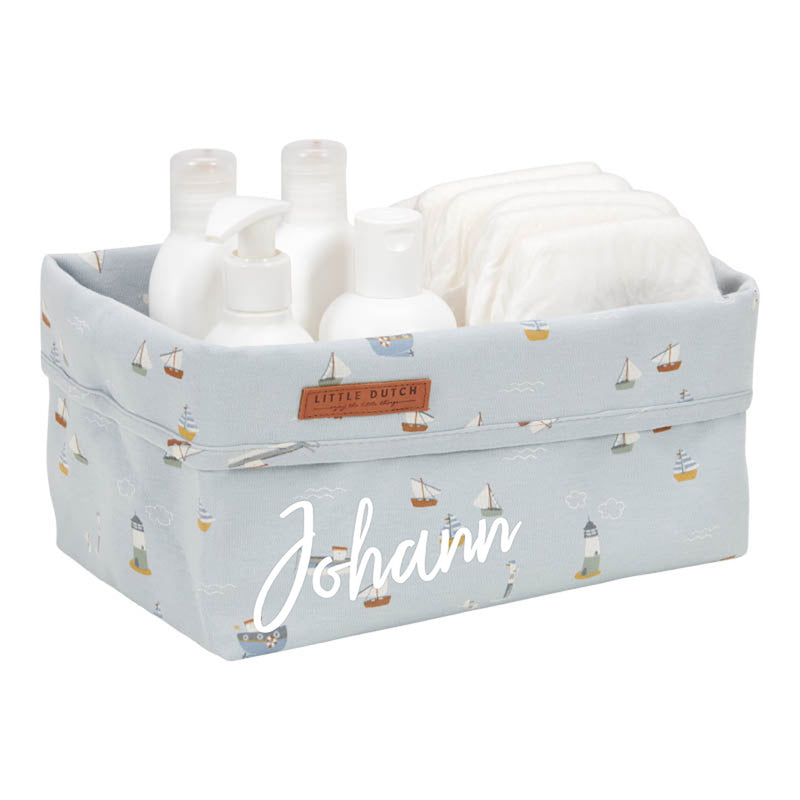 Panier d'allaitement grand modèle Sailors Bay Blue | Little Dutch