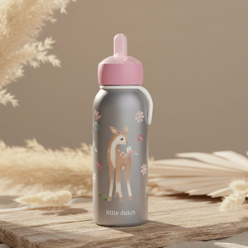Thermoflasche Flip-Up Campus 350 ml - Fairy Garden | Mepal x Little Dutch