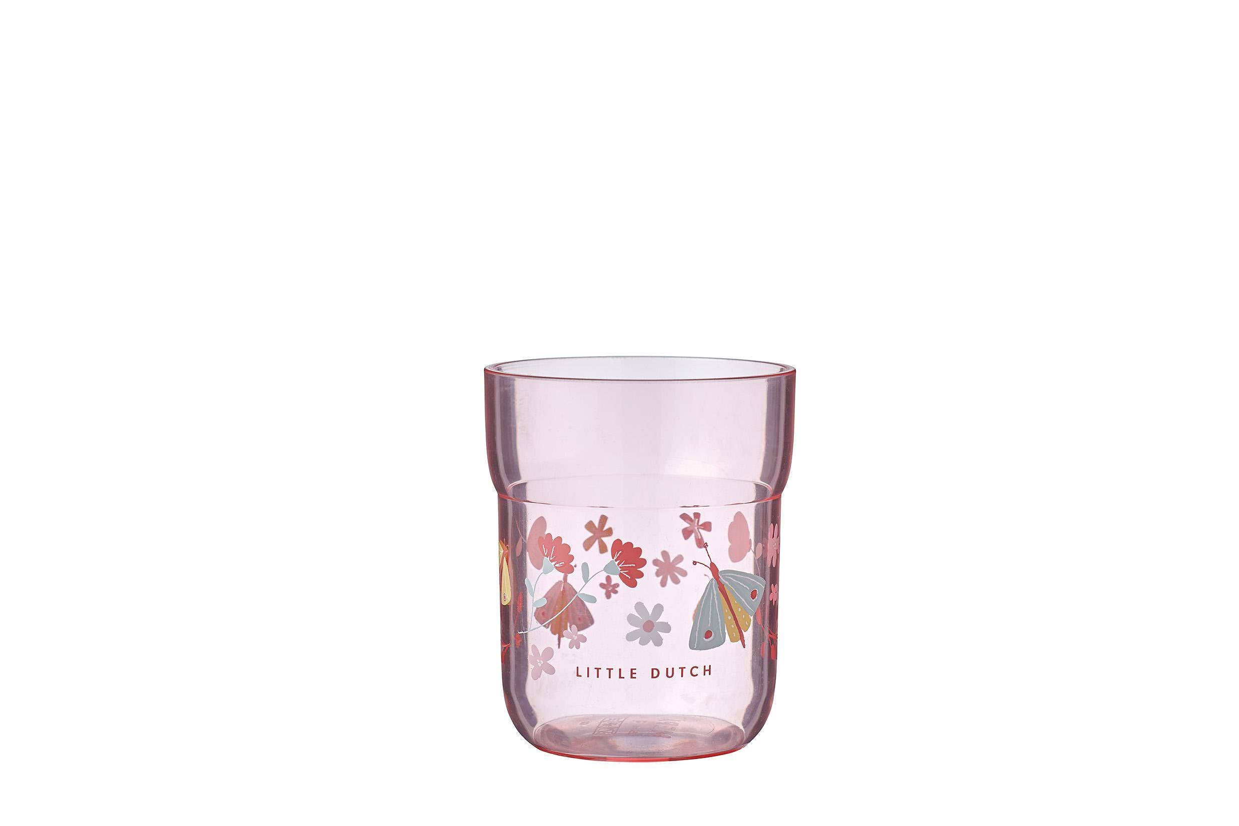 Verre enfant Mepal Mio 250 ml Fleurs et Papillons | Mepal x Little Dutch