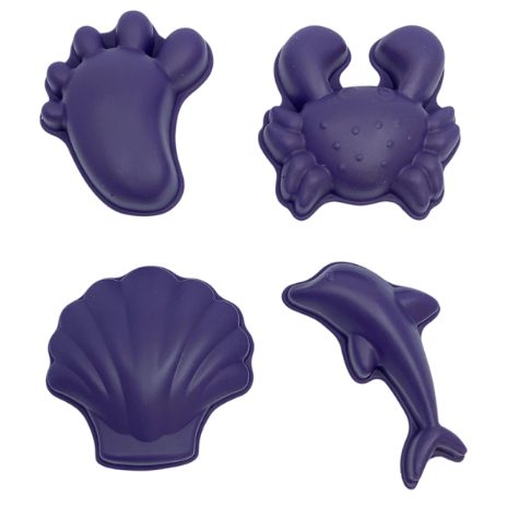 Moules à sable en silicone violet foncé | Scrunch