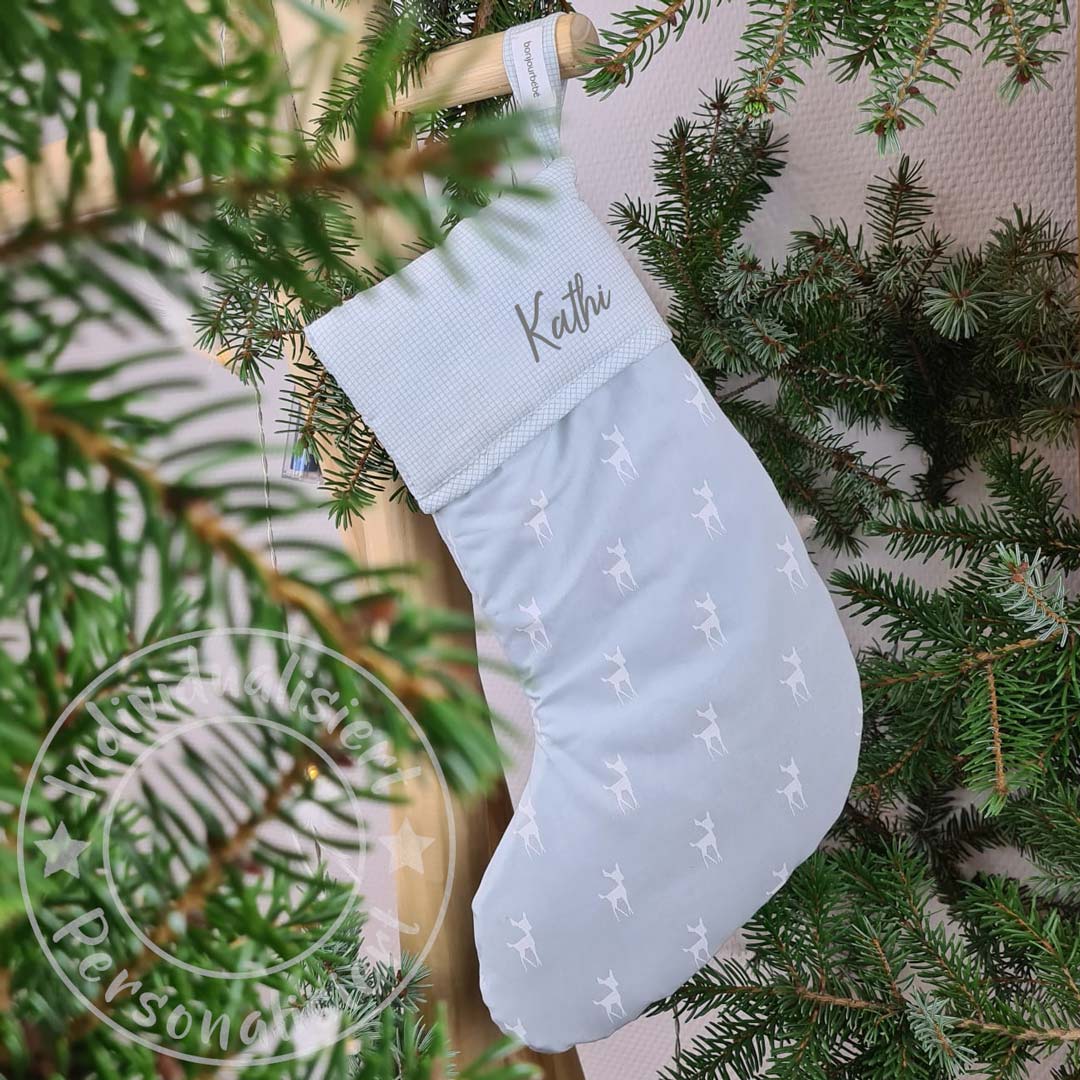 Bottes du Père Noël bleues | bonjourbébé