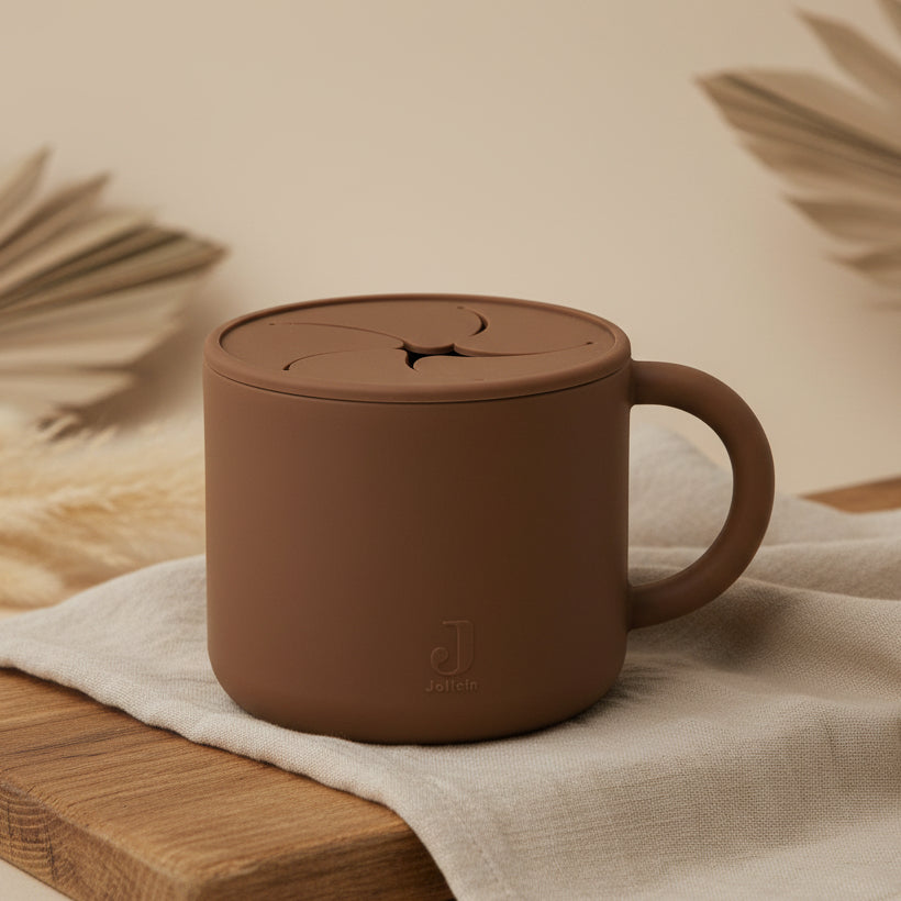 Snackbecher Silikon - caramel | Jollein