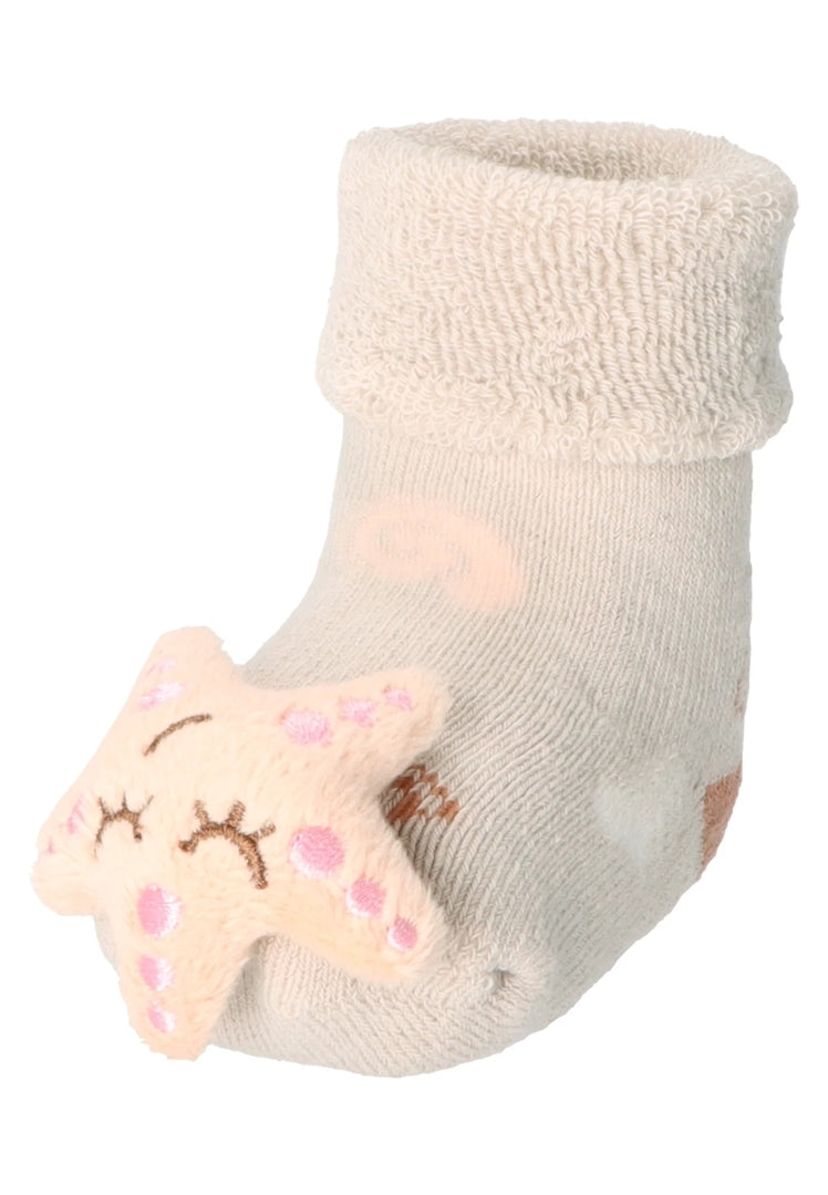 Chaussettes hochet pour bébé Maritime taille 16 | Sterntaler