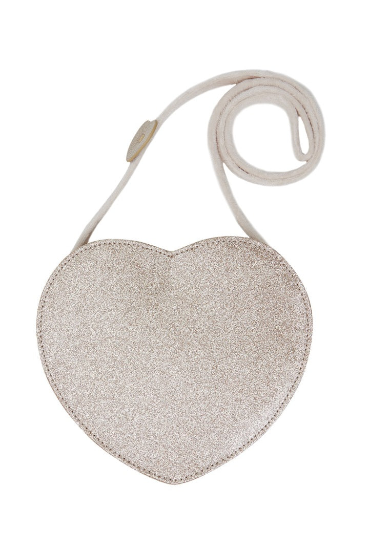 Kinderhandtasche zum Umhängen 'Glitter Heart' | Leevje