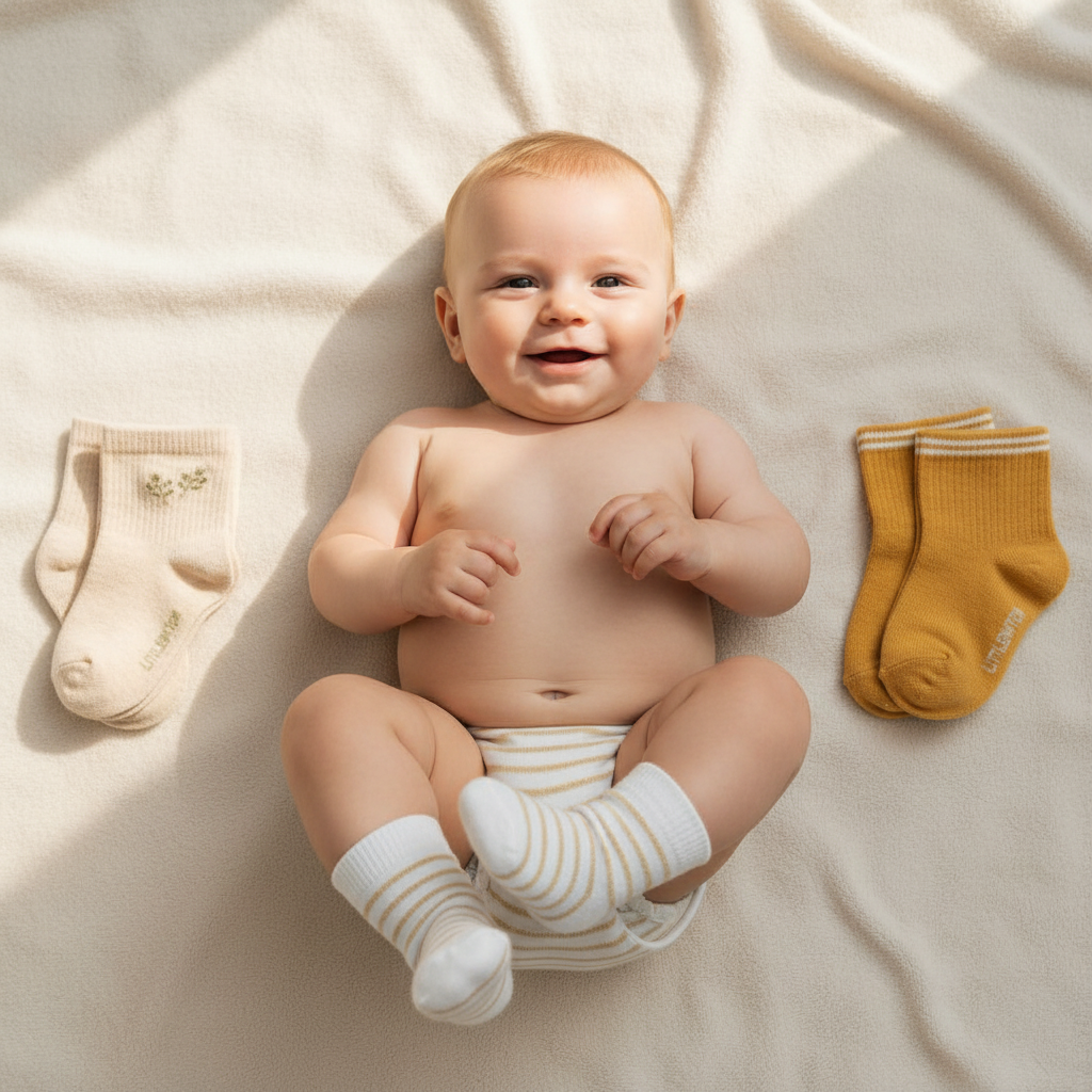 3-pack socks Multi - 62-74 - Little Farm | Little Dutch