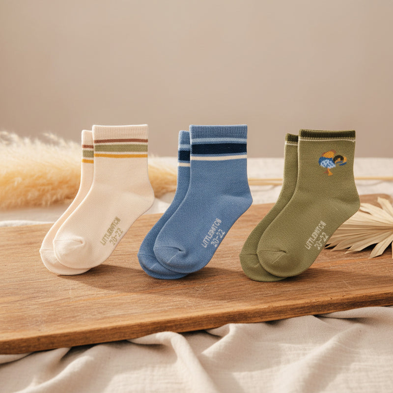 3-pack Söckchen Multi - 23-26 = 3-4 years - Little Farm | Little Dutch