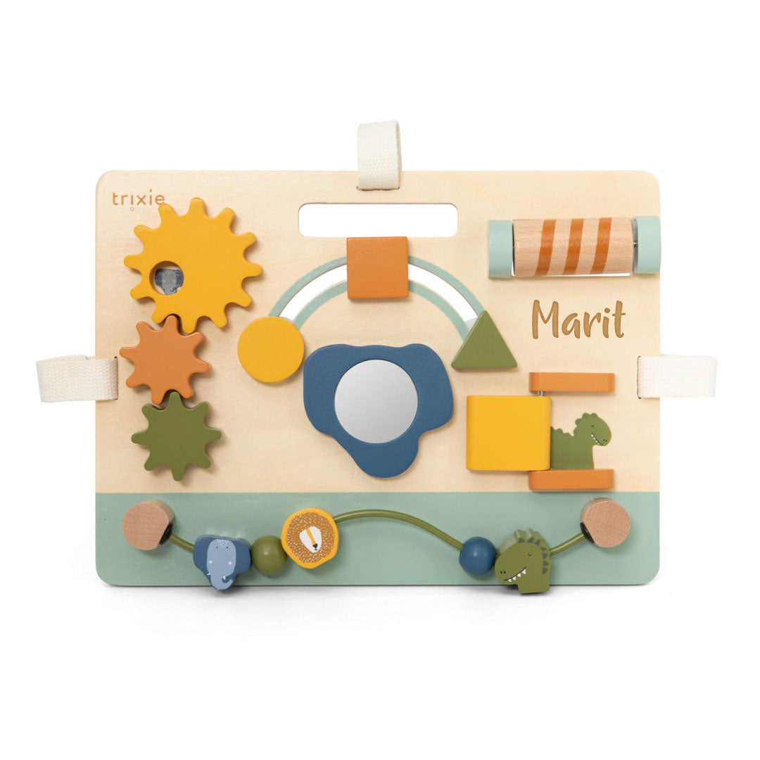 Aktivitätsplanel aus Holz - Frau Elefant | Trixie