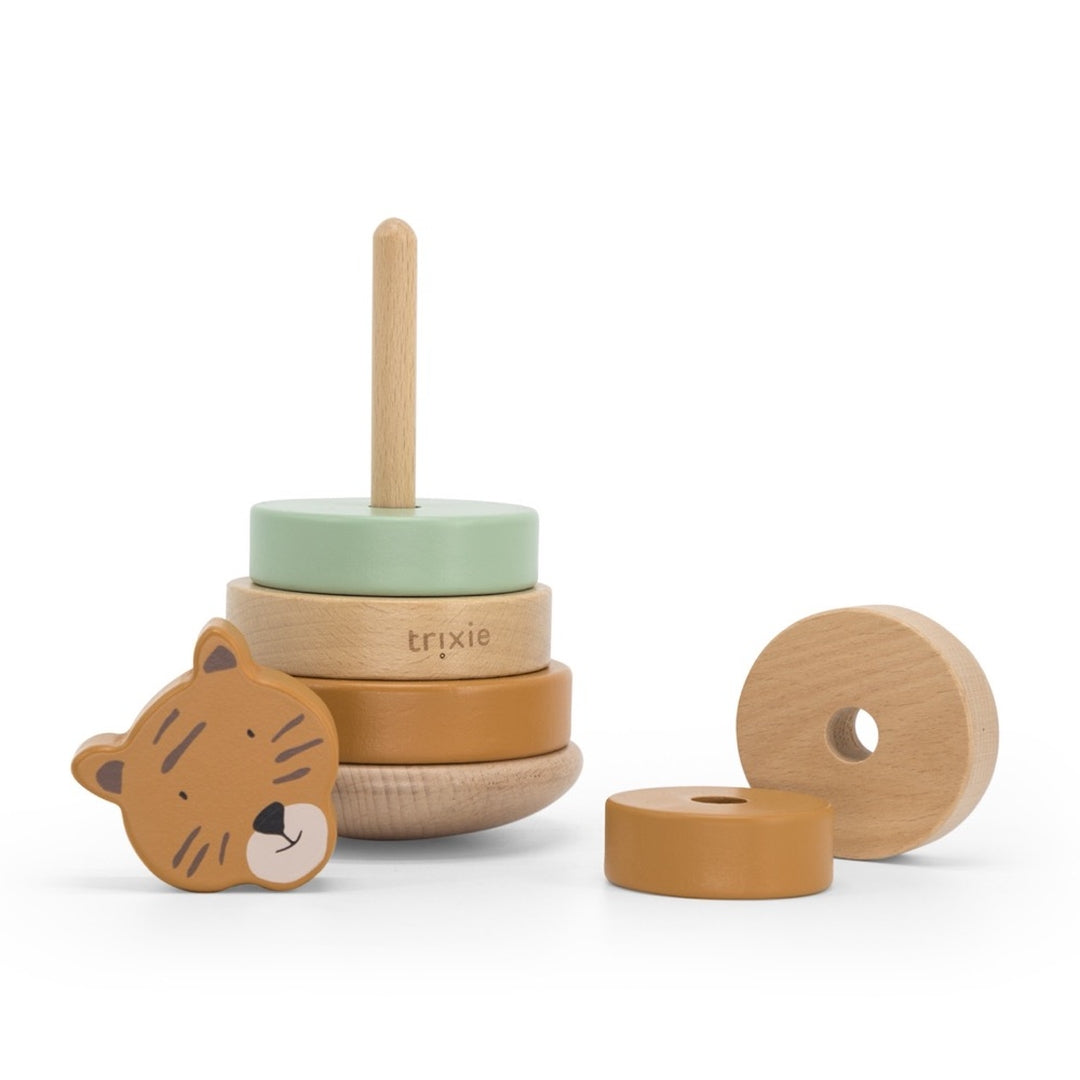 Wooden Stacking Tower - Mr. Tiger - For Birth | Trixie