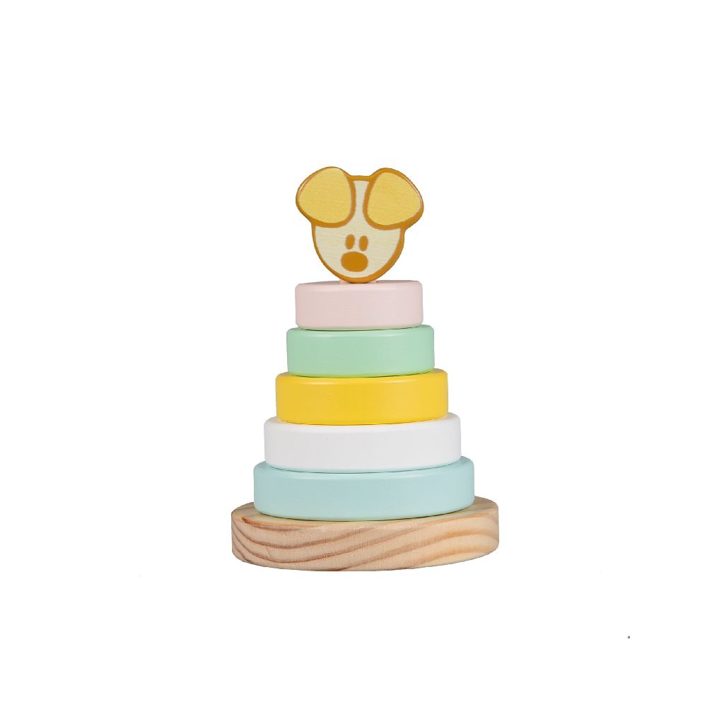 Wusel & Pip Pip-Baby Stapelturm | Rubo Toys