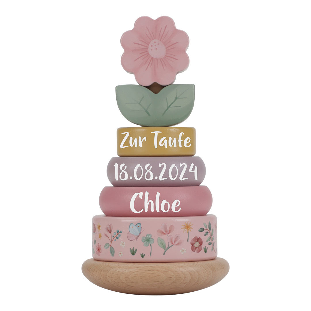 Holz-Stapelturm Fairy Garden "Zur Taufe" | Little Dutch