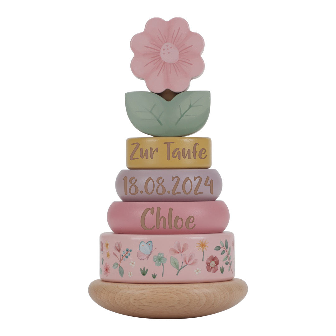 Holz-Stapelturm Fairy Garden "Zur Taufe" | Little Dutch